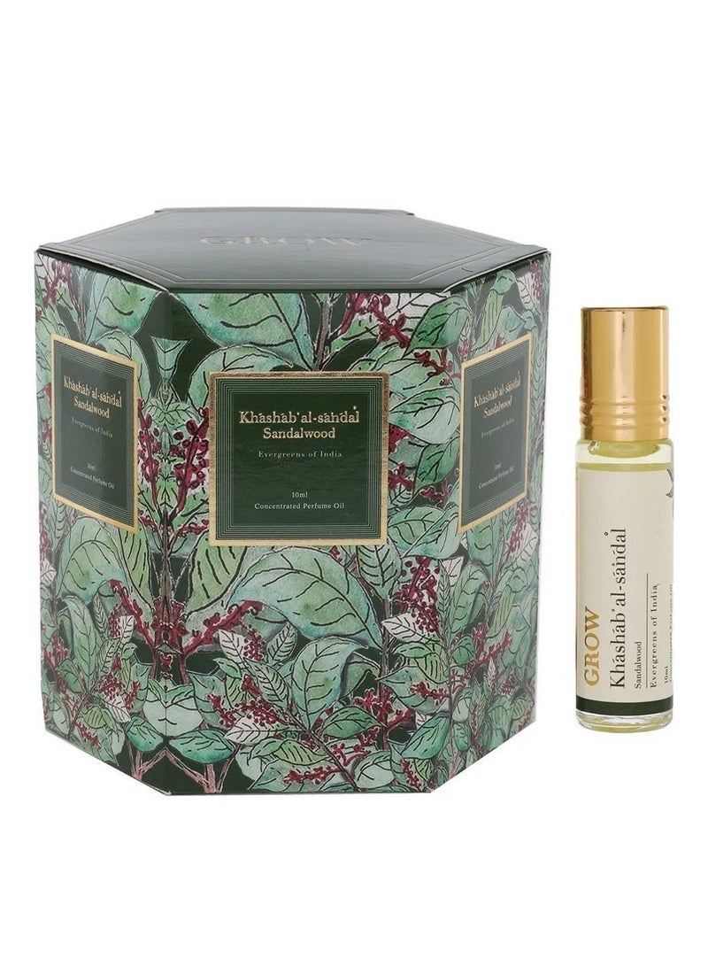 جاد مجموعة عطور رول اون نمو خشب الصندل ساندل وود للجنسين من جاد - 6 قطع - 10 مل - Image 4